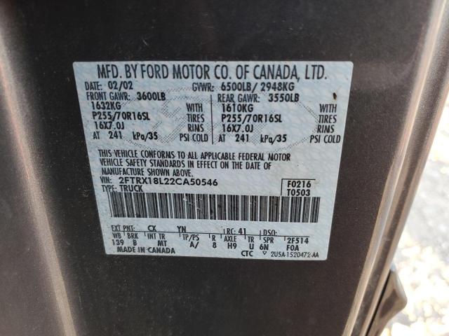 Photo 11 VIN: 2FTRX18L22CA50546 - FORD F150 