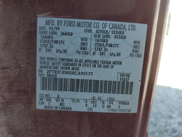 Photo 11 VIN: 2FTRX18W0XCA95177 - FORD F150 