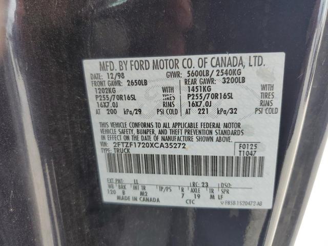 Photo 11 VIN: 2FTZF1720XCA35272 - FORD F150 