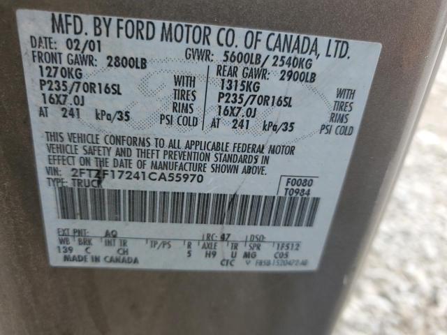 Photo 11 VIN: 2FTZF17241CA55970 - FORD F150 