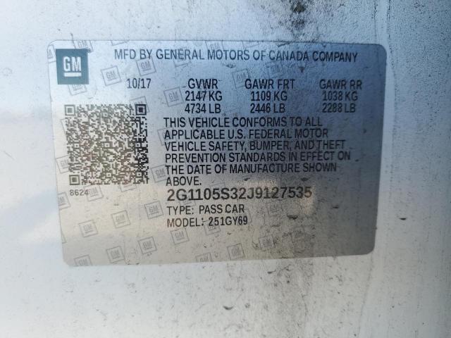 Photo 11 VIN: 2G1105S32J9127535 - CHEVROLET IMPALA LT 