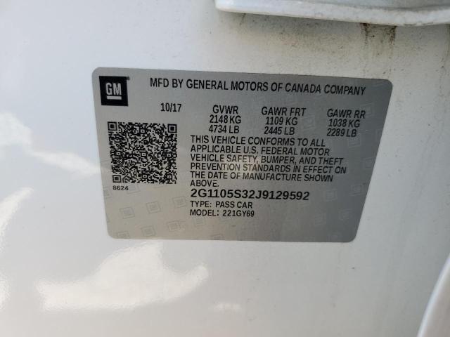 Photo 11 VIN: 2G1105S32J9129592 - CHEVROLET IMPALA LT 