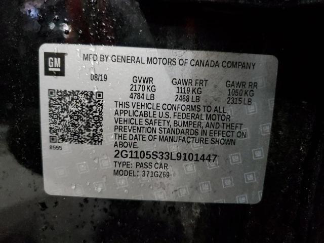 Photo 11 VIN: 2G1105S33L9101447 - CHEVROLET IMPALA PRE 