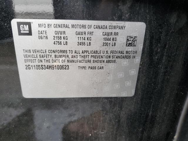 Photo 11 VIN: 2G1105S34H9100623 - CHEVROLET IMPALA 