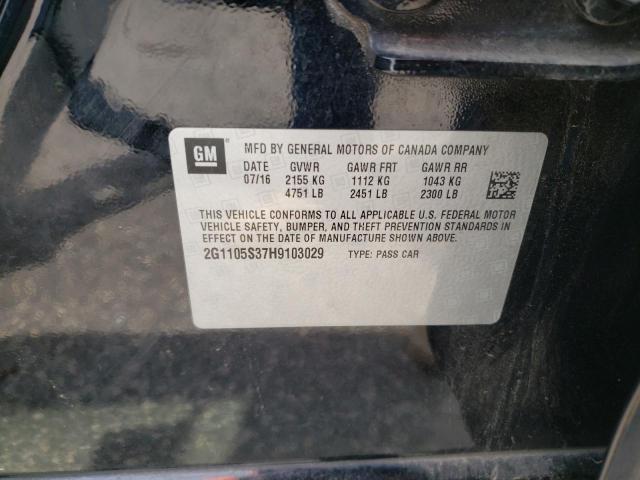 Photo 12 VIN: 2G1105S37H9103029 - CHEVROLET IMPALA LT 