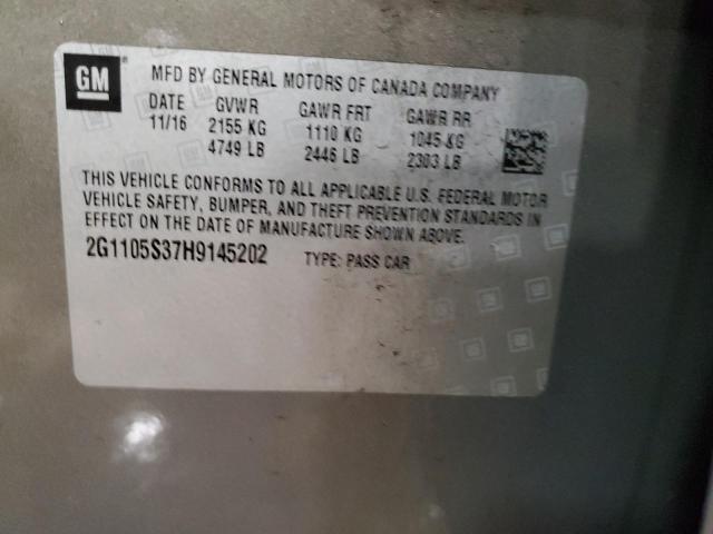 Photo 11 VIN: 2G1105S37H9145202 - CHEVROLET IMPALA 