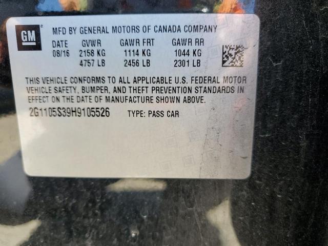 Photo 12 VIN: 2G1105S39H9105526 - CHEVROLET IMPALA LT 