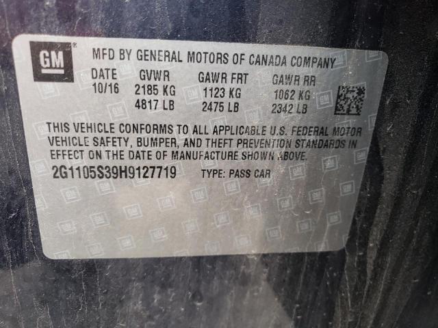 Photo 12 VIN: 2G1105S39H9127719 - CHEVROLET IMPALA LT 