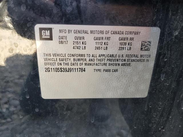 Photo 11 VIN: 2G1105S39J9111784 - CHEVROLET IMPALA LT 