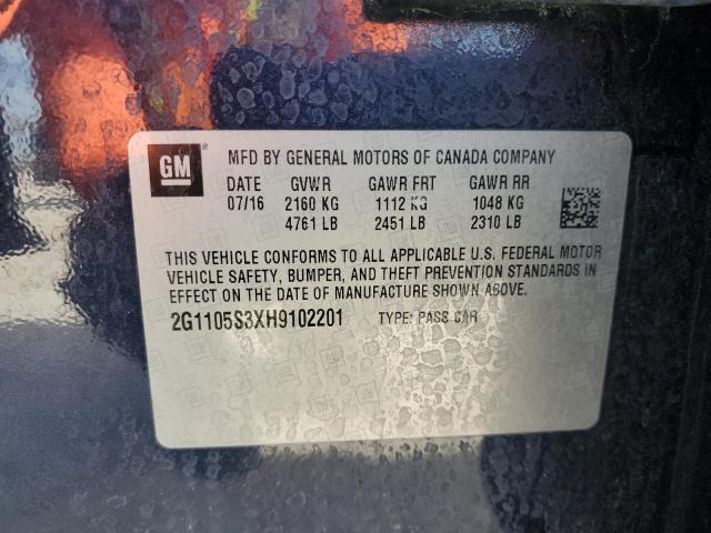 Photo 11 VIN: 2G1105S3XH9102201 - CHEVROLET IMPALA 