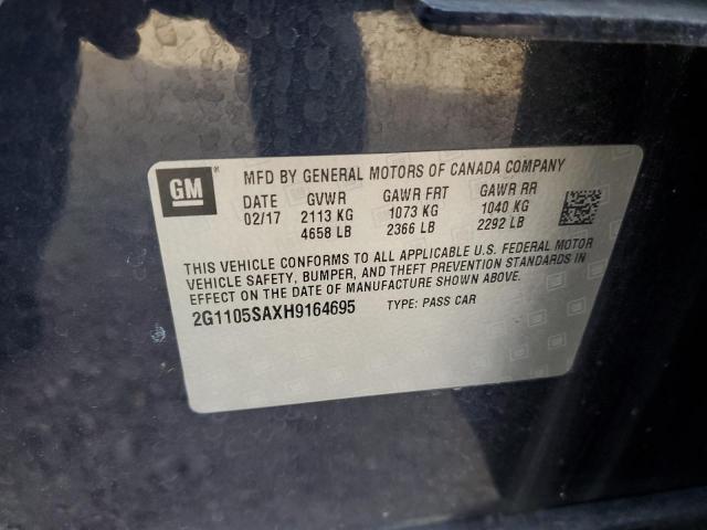 Photo 12 VIN: 2G1105SAXH9164695 - CHEVROLET IMPALA LT 