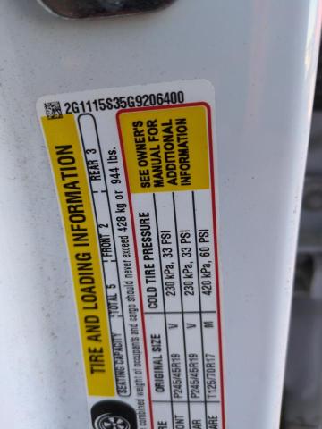 Photo 12 VIN: 2G1115S35G9206400 - CHEVROLET IMPALA LT 