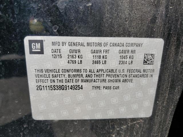 Photo 11 VIN: 2G1115S38G9149254 - CHEVROLET IMPALA LT 