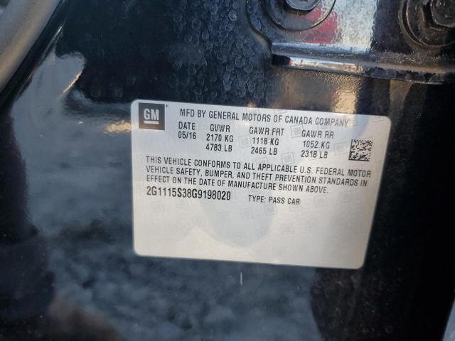 Photo 11 VIN: 2G1115S38G9198020 - CHEVROLET IMPALA LT 