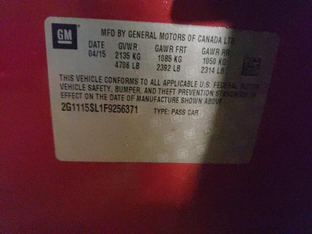 Photo 11 VIN: 2G1115SL1F9256371 - CHEVROLET IMPALA 