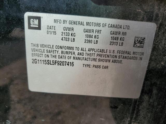 Photo 11 VIN: 2G1115SL5F9207416 - CHEVROLET IMPALA LT 