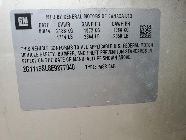 Photo 12 VIN: 2G1115SL8E9277040 - CHEVROLET IMPALA LT 