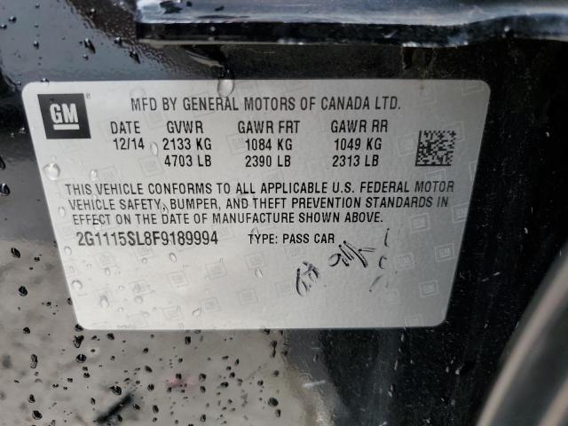 Photo 12 VIN: 2G1115SL8F9189994 - CHEVROLET IMPALA LT 