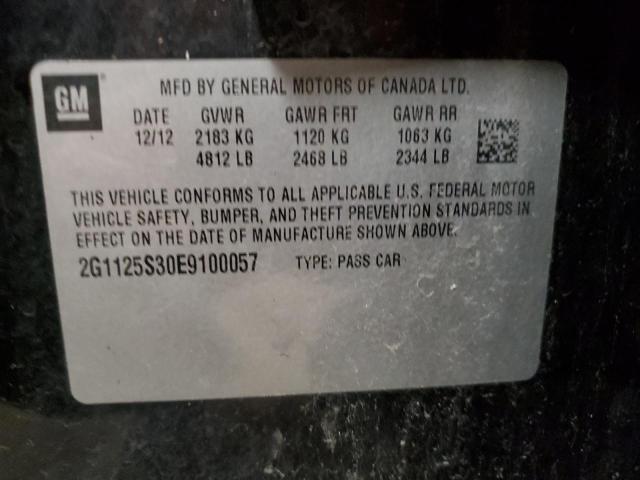 Photo 11 VIN: 2G1125S30E9100057 - CHEVROLET IMPALA 