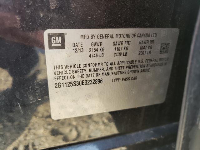 Photo 9 VIN: 2G1125S30E9232896 - CHEVROLET IMPALA LT 