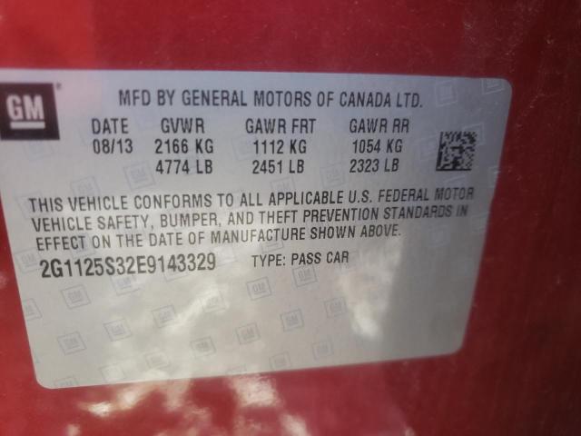 Photo 11 VIN: 2G1125S32E9143329 - CHEVROLET IMPALA 