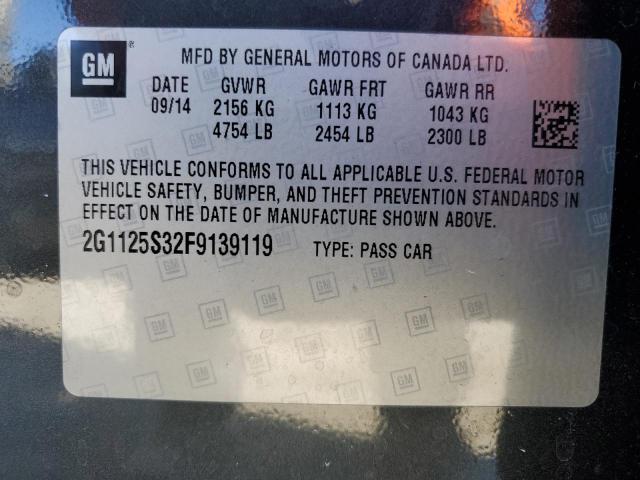 Photo 11 VIN: 2G1125S32F9139119 - CHEVROLET IMPALA LT 