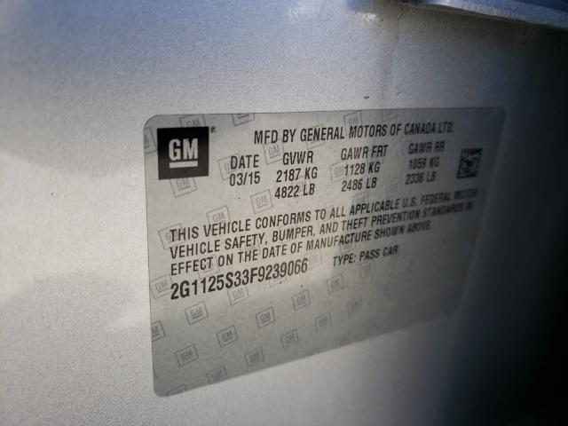 Photo 9 VIN: 2G1125S33F9239066 - CHEVROLET IMPALA LT 