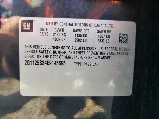 Photo 9 VIN: 2G1125S34E9145695 - CHEVROLET IMPALA LT 