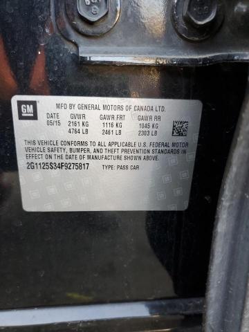 Photo 11 VIN: 2G1125S34F9275817 - CHEVROLET IMPALA LT 