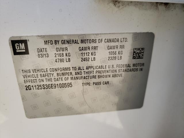 Photo 9 VIN: 2G1125S36E9100595 - CHEVROLET IMPALA LT 