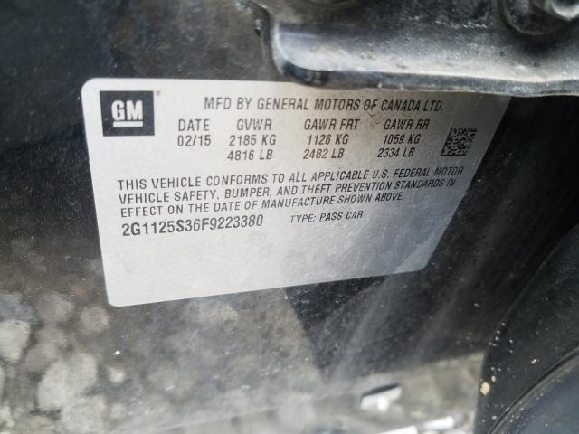 Photo 9 VIN: 2G1125S36F9223380 - CHEVROLET IMPALA LT 