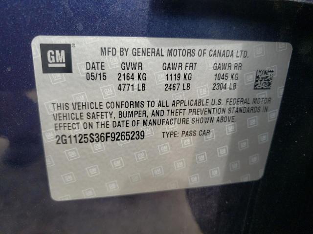 Photo 9 VIN: 2G1125S36F9265239 - CHEVROLET IMPALA LT 