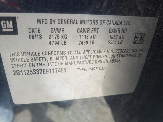 Photo 9 VIN: 2G1125S37E9117485 - CHEVROLET IMPALA LT 