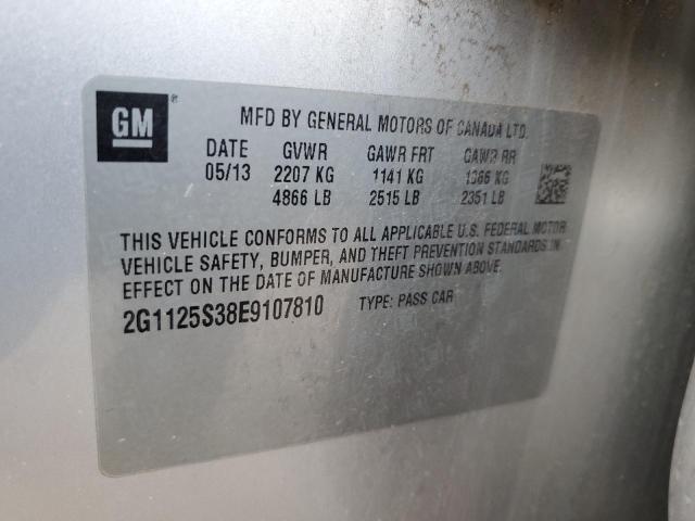 Photo 11 VIN: 2G1125S38E9107810 - CHEVROLET IMPALA 