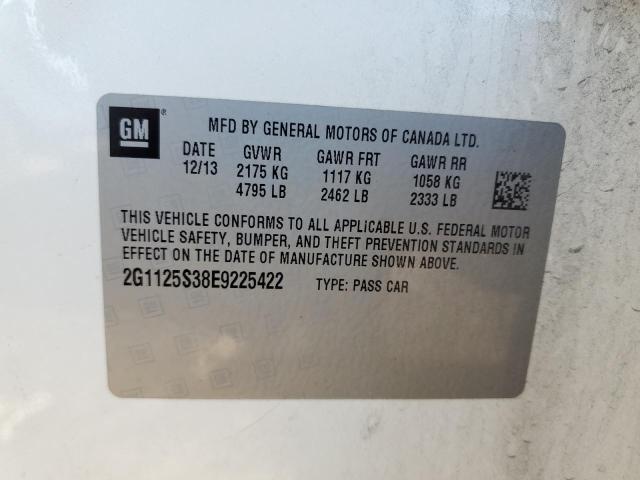 Photo 12 VIN: 2G1125S38E9225422 - CHEVROLET IMPALA LT 