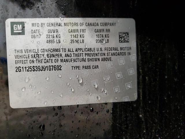 Photo 11 VIN: 2G1125S39J9107602 - CHEVROLET IMPALA 