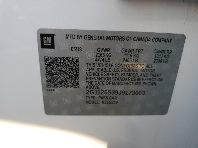 Photo 11 VIN: 2G1125S39J9173003 - CHEVROLET IMPALA 