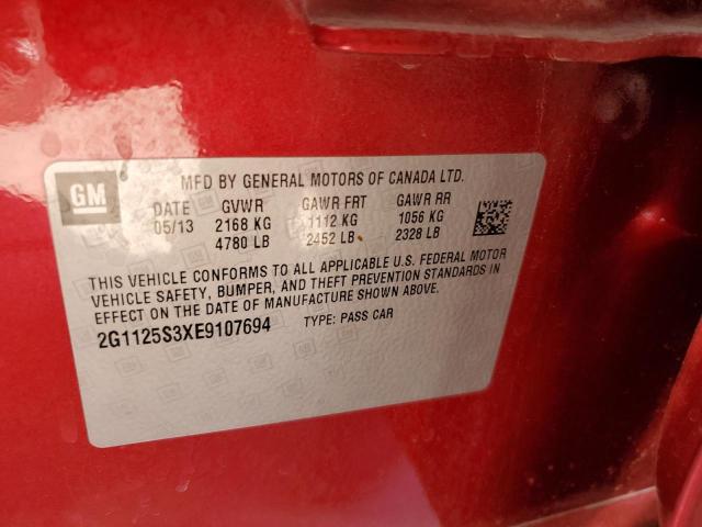 Photo 11 VIN: 2G1125S3XE9107694 - CHEVROLET IMPALA LT 