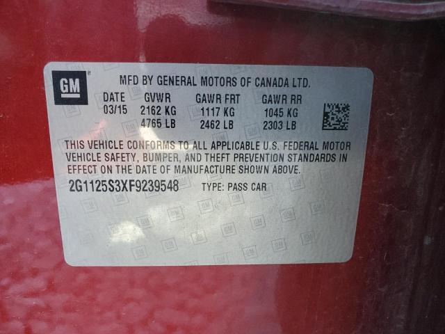 Photo 11 VIN: 2G1125S3XF9239548 - CHEVROLET IMPALA LT 