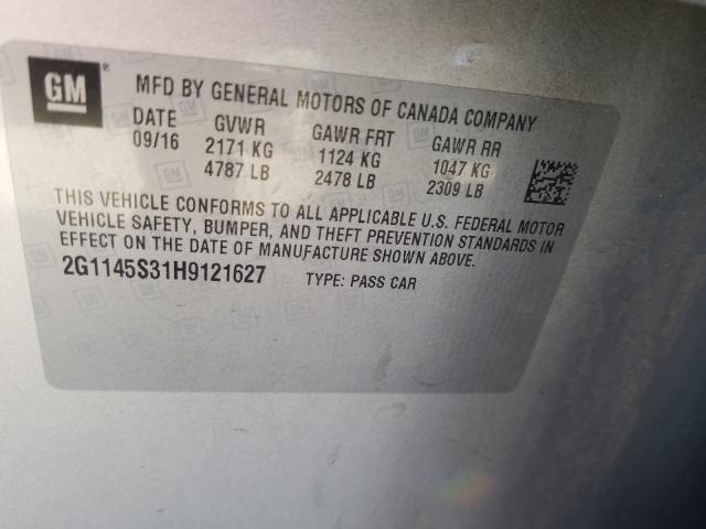 Photo 9 VIN: 2G1145S31H9121627 - CHEVROLET IMPALA PRE 