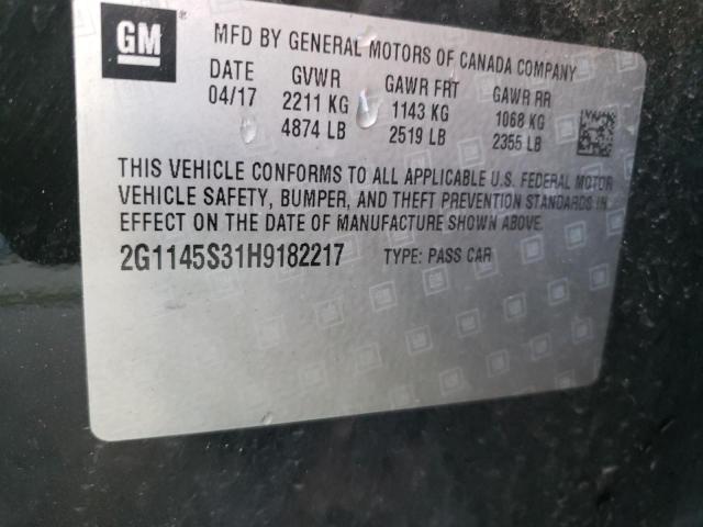 Photo 9 VIN: 2G1145S31H9182217 - CHEVROLET IMPALA PRE 