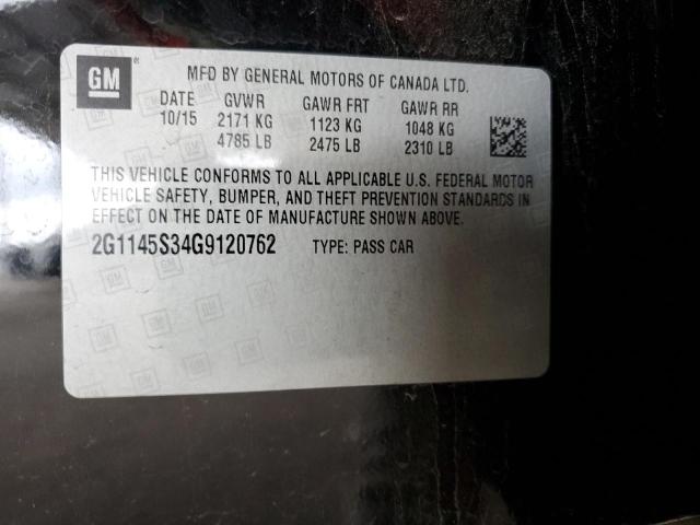 Photo 11 VIN: 2G1145S34G9120762 - CHEVROLET IMPALA LTZ 