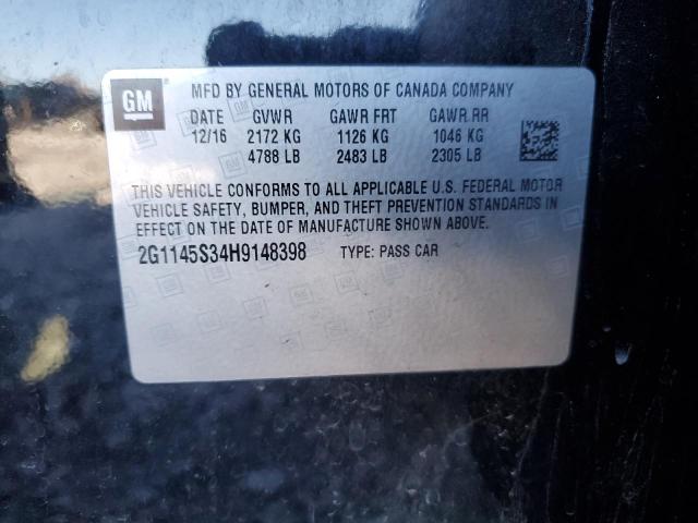 Photo 11 VIN: 2G1145S34H9148398 - CHEVROLET IMPALA 