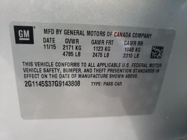 Photo 12 VIN: 2G1145S37G9143808 - CHEVROLET IMPALA LTZ 