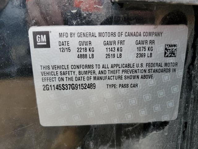 Photo 11 VIN: 2G1145S37G9152489 - CHEVROLET IMPALA LTZ 