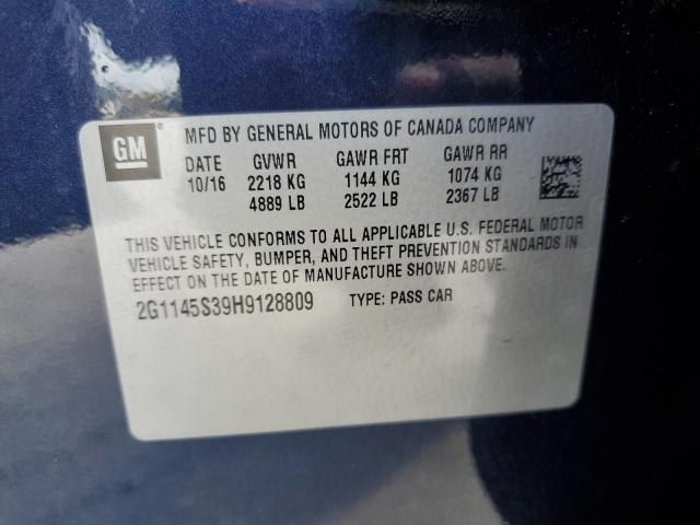 Photo 11 VIN: 2G1145S39H9128809 - CHEVROLET IMPALA 