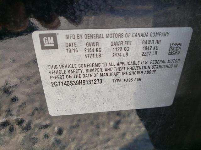 Photo 9 VIN: 2G1145S39H9131273 - CHEVROLET IMPALA PRE 