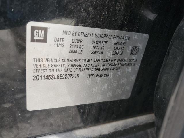 Photo 12 VIN: 2G1145SL8E9202216 - CHEVROLET IMPALA LTZ 