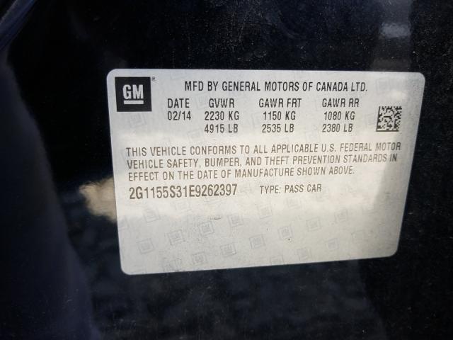 Photo 9 VIN: 2G1155S31E9262397 - CHEVROLET IMPALA LTZ 