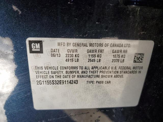 Photo 12 VIN: 2G1155S32E9114243 - CHEVROLET IMPALA LTZ 